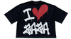I LOVE ZAZA BLACK TEE